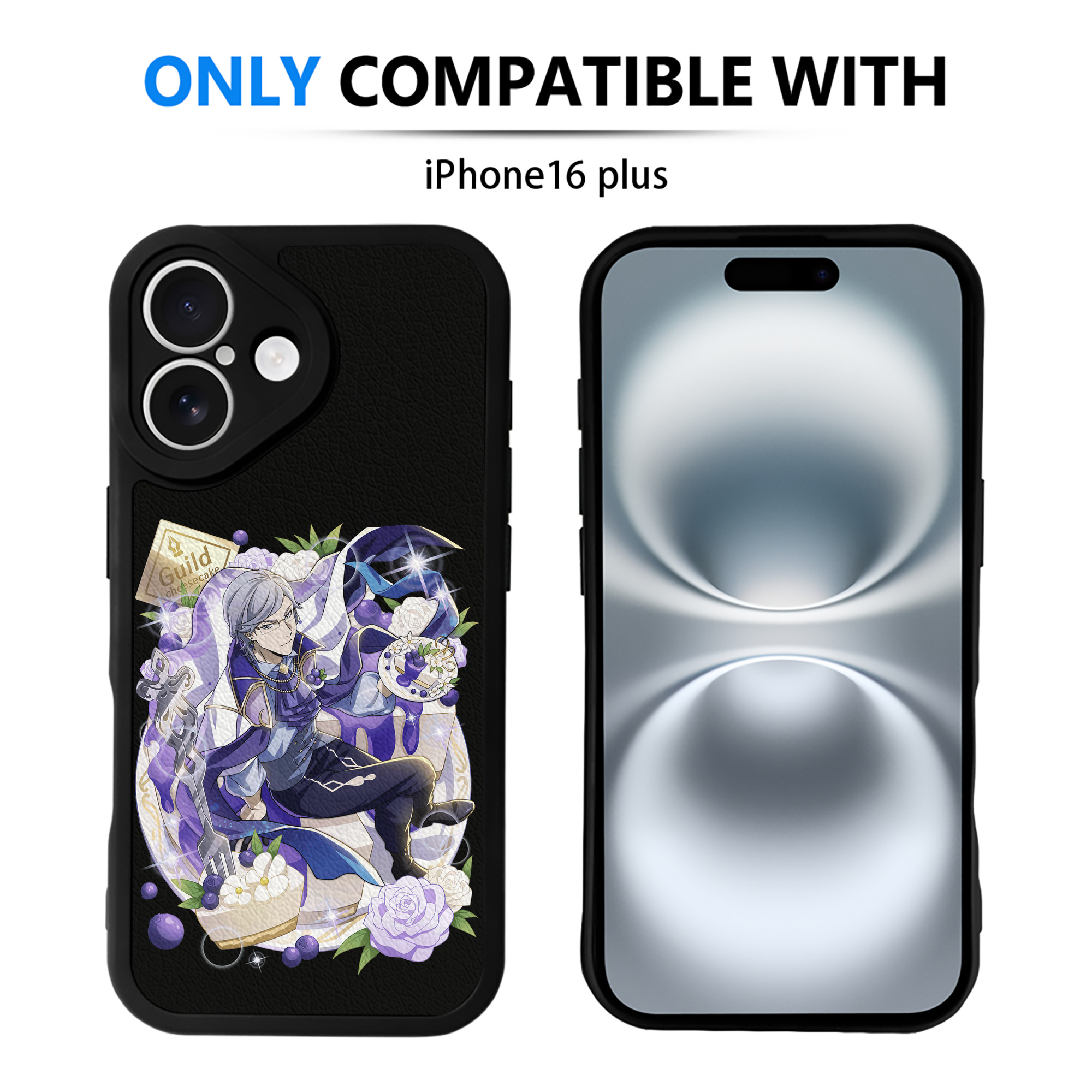 （画像用） 文豪ストレイドッグス Bungo Stray Dogs 【iPhone 16シリーズ対応】シリコンスマホケース（レザー調） 材質：シリコン